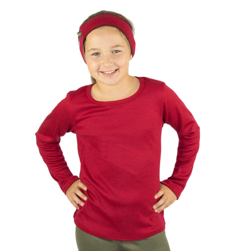 Kids Merino Thermal Shirt Red