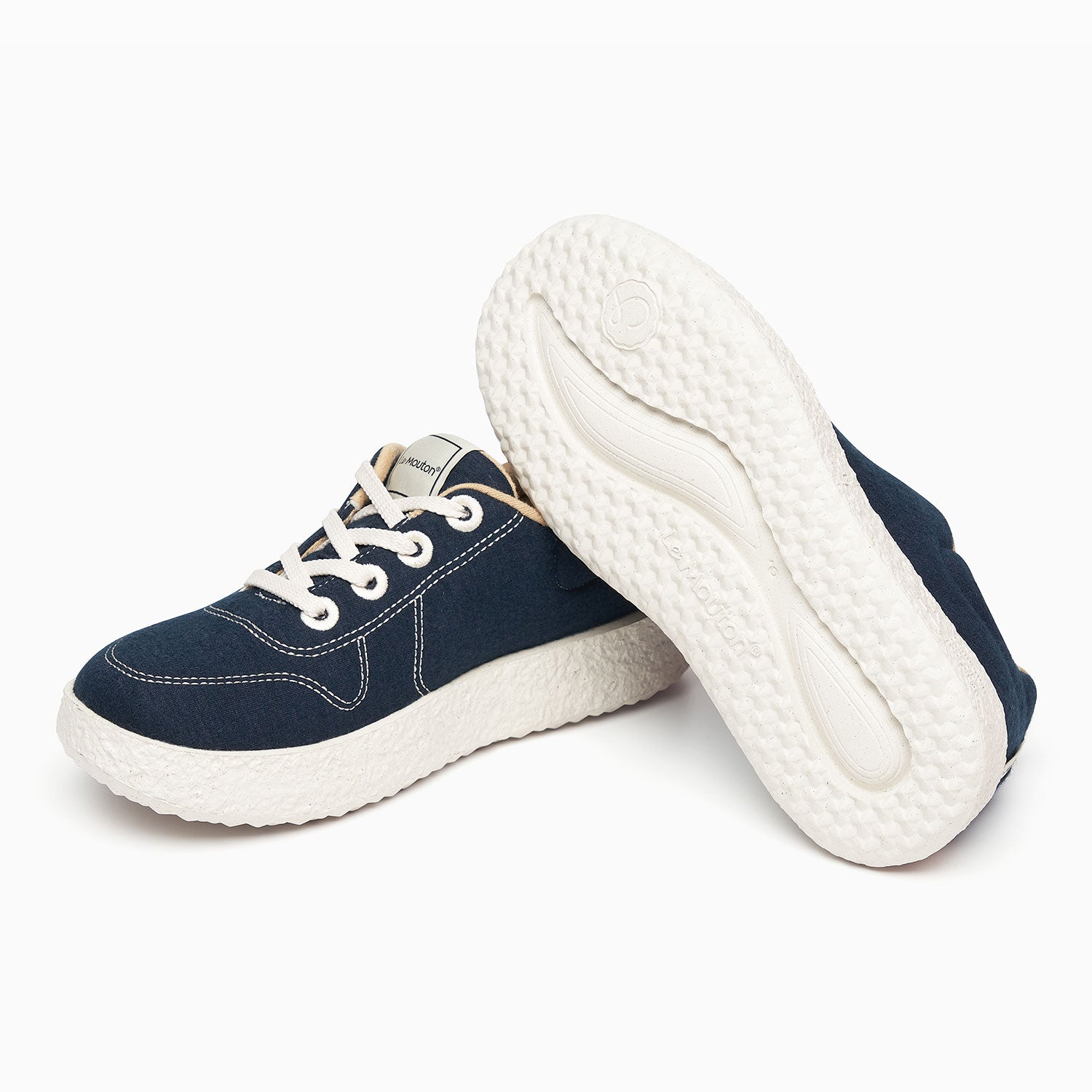 Merino Navy Shoe - Wool Shoes Australia