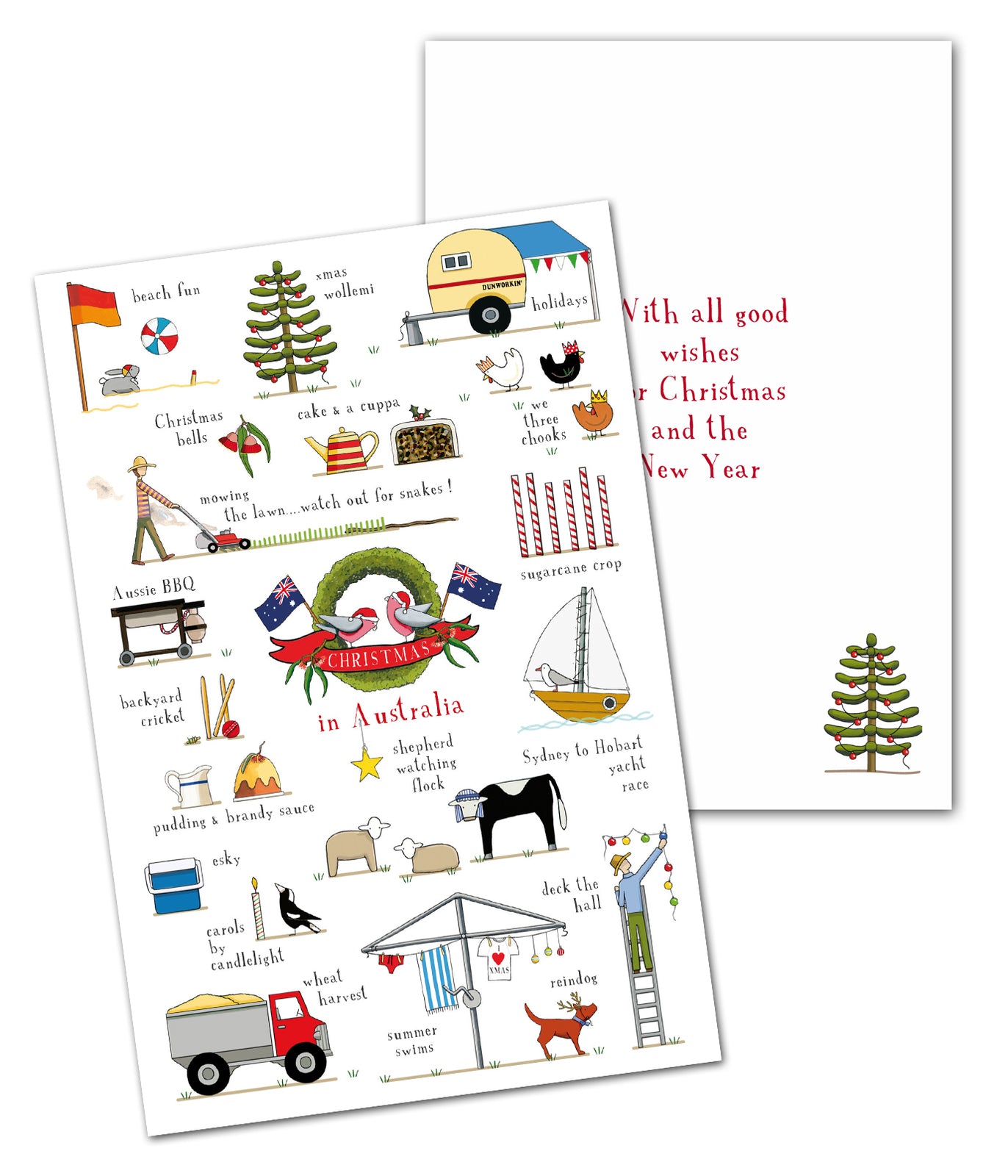 Christmas in Australia Christmas Cards 10 Pack