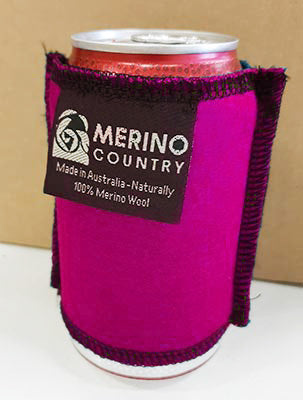 Merino Can Cooler Pink