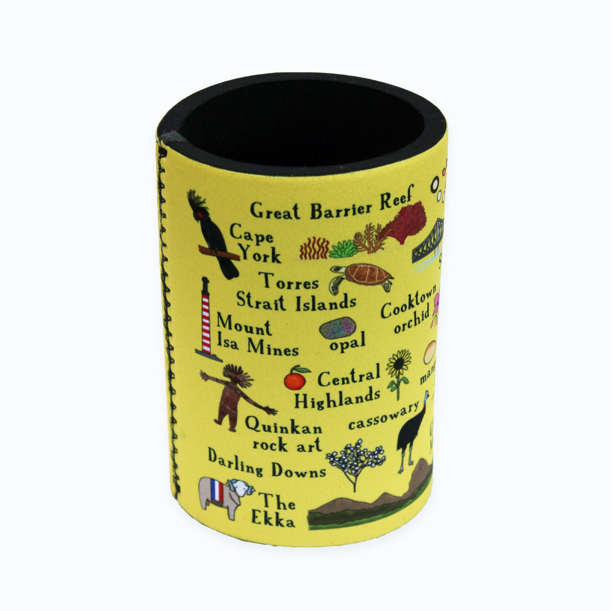 Queensland themed drink cooler | Stubby Holder
