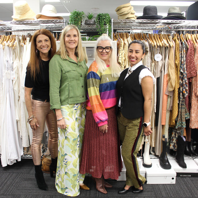 The Merino Country team gets styled at the Styling Station