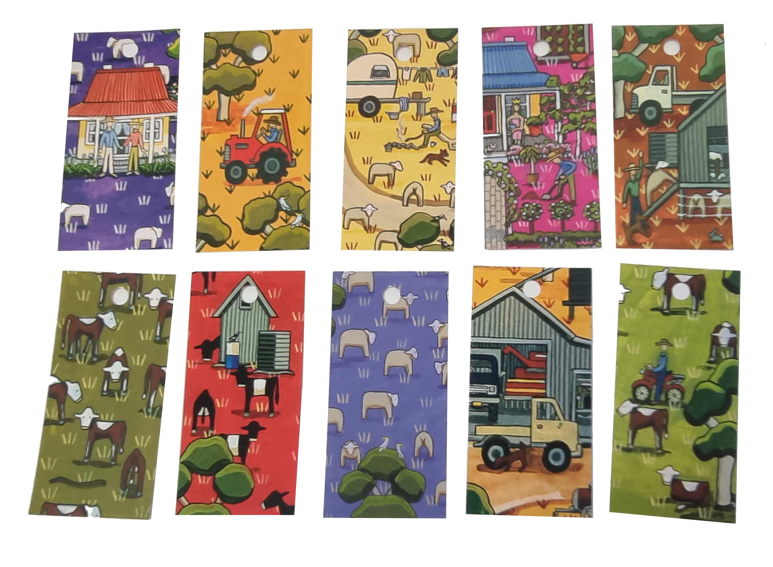 Farm Life Swing Tags - Pack of 10