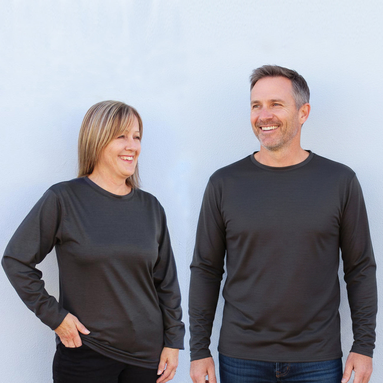 #111 Long Sleeve Crew Neck Merino T-Shirt 175gsm