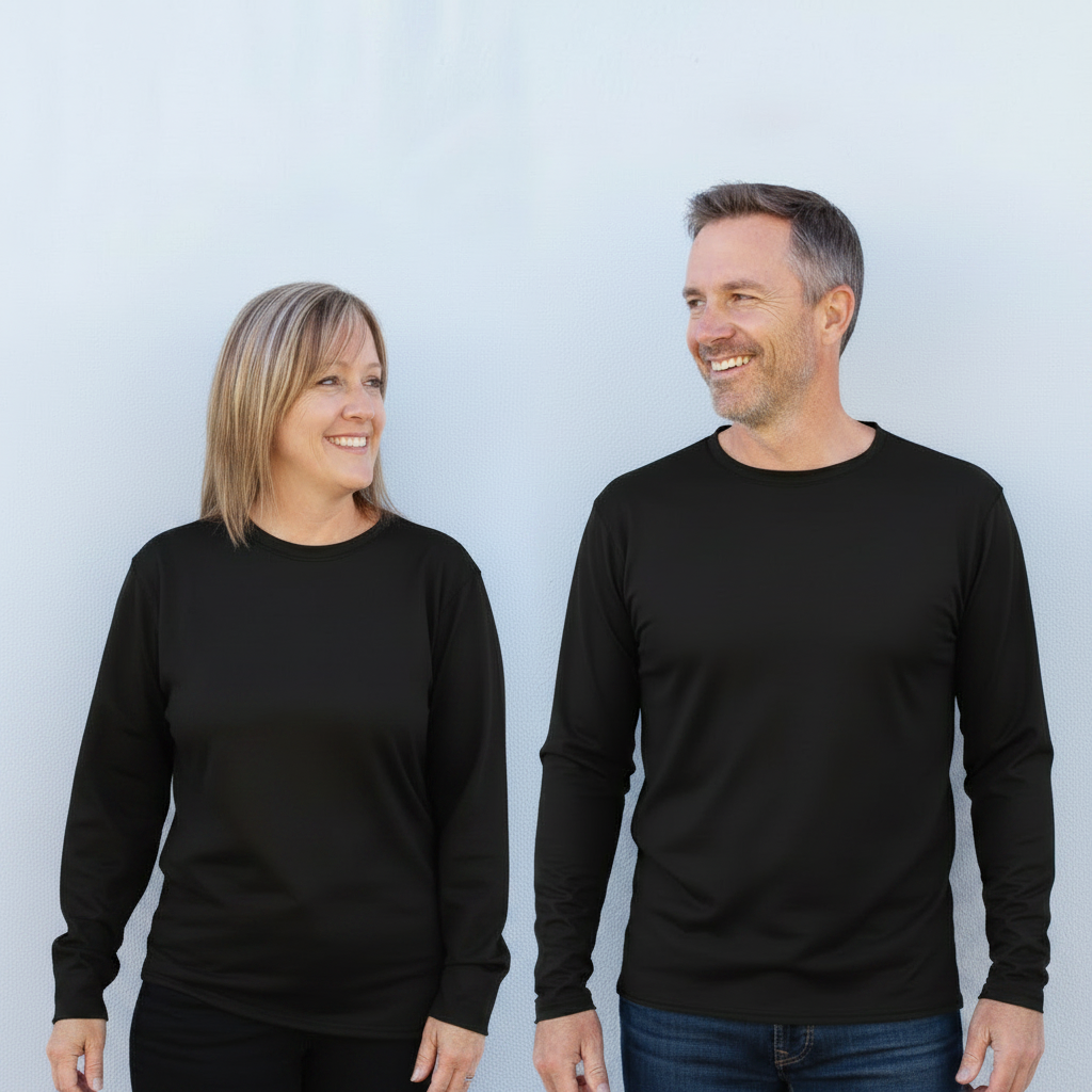 #111 Long Sleeve Crew Neck Merino T-Shirt 175gsm