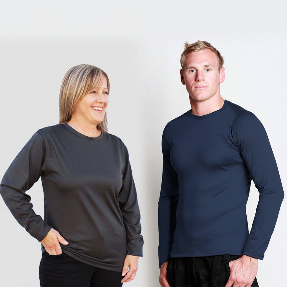 #111 Long Sleeve Crew Neck Merino T-Shirt 175gsm