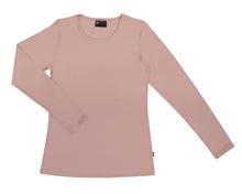 Load image into Gallery viewer, Long Sleeve Crew Merino T-Shirt Dusty Pink
