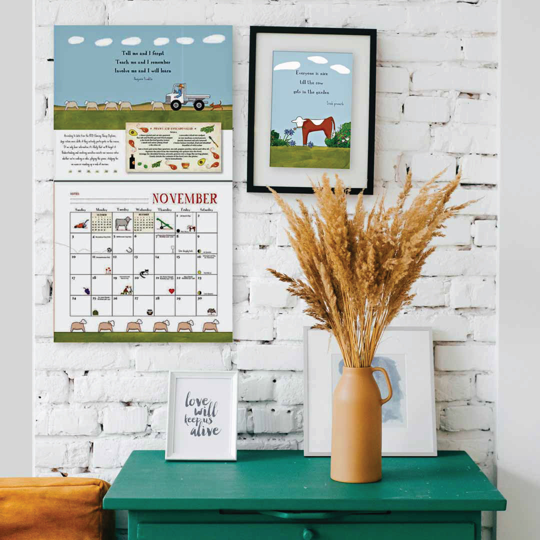 Red Tractor Designs Calendar for 2026