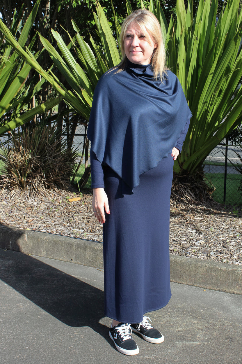 #411 Long A-Line Skirt 275gsm