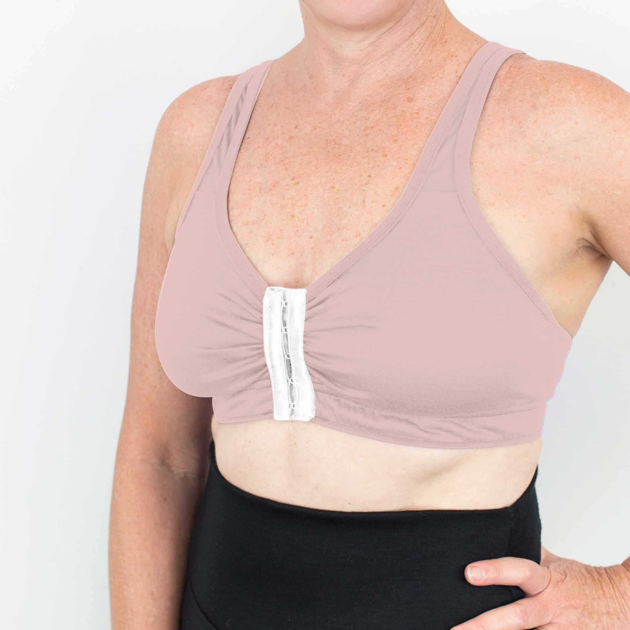 #623 Front Opening Merino Bra