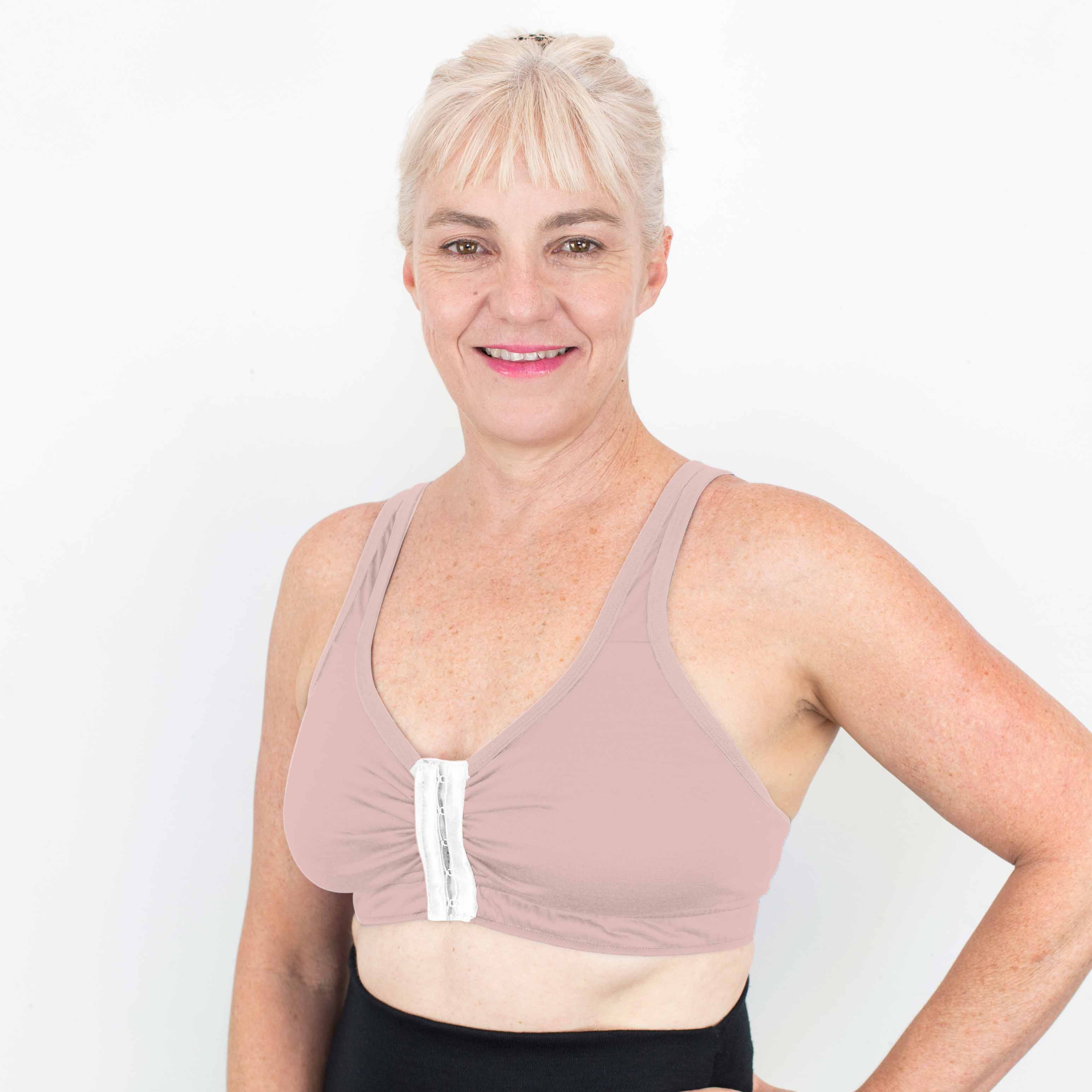 #623 Front Opening Merino Bra