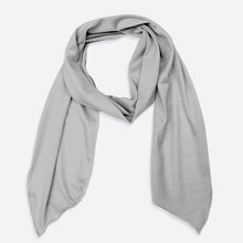 Load image into Gallery viewer, Merino Long Scarf or Belt Light Grey
