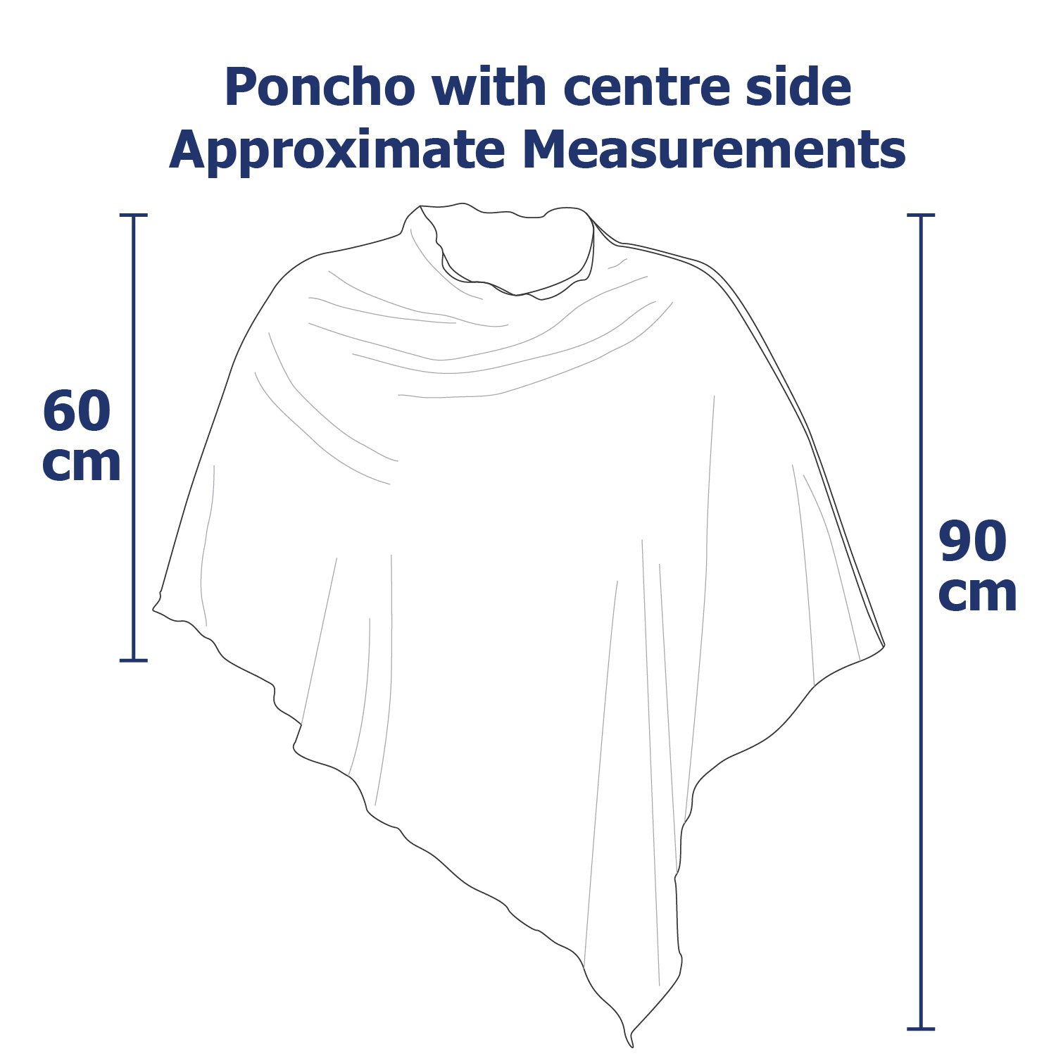 Women's Merino wool Poncho
