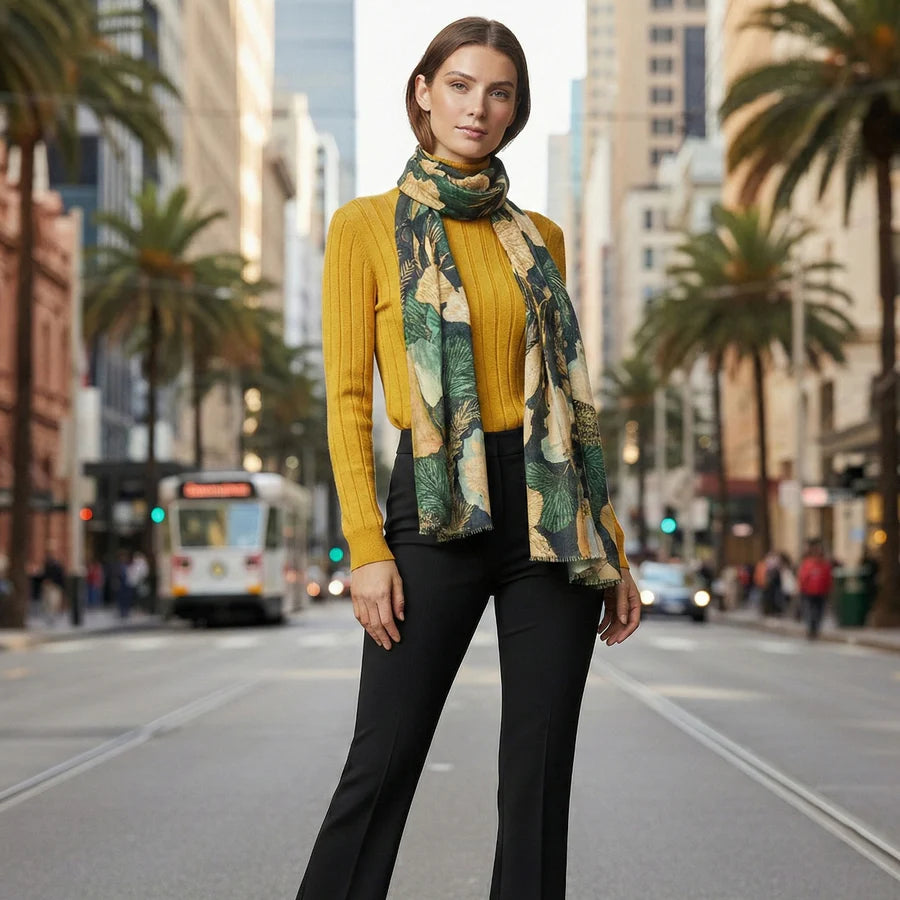# 10005 Annette Merino Wool Scarf