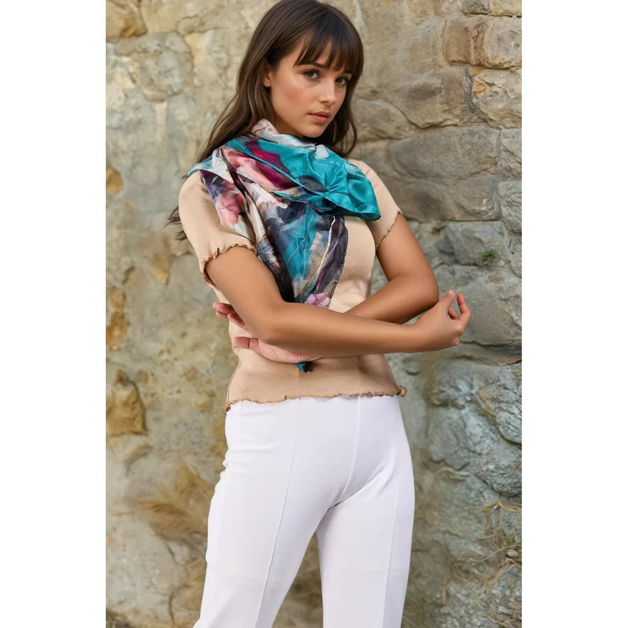 # 10046 Alana Silk Scarf