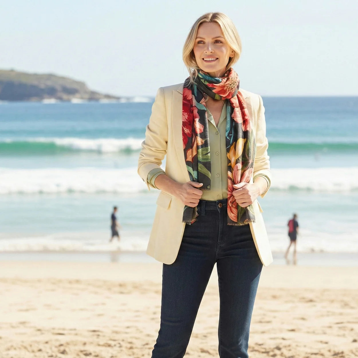 # 10014 Clarine Merino Wool Scarf
