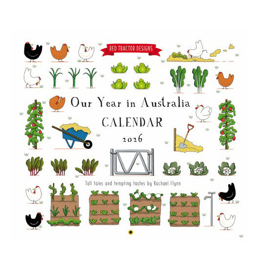 Red Tractor Designs Calendar for 2026