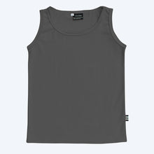 Load image into Gallery viewer, Children&#39;s Merino Singlet Charcoal
