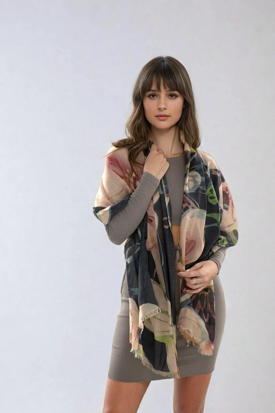 # 10014 Colleen Merino Wool Scarf