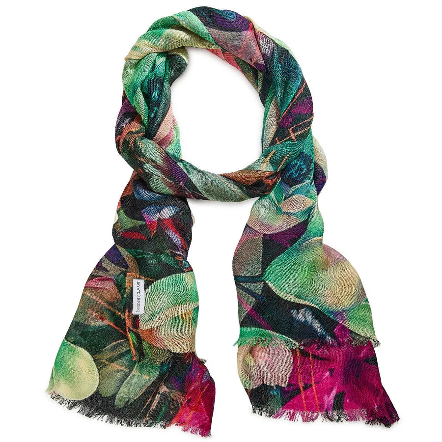 # 10023 Flora Merino Wool Scarf