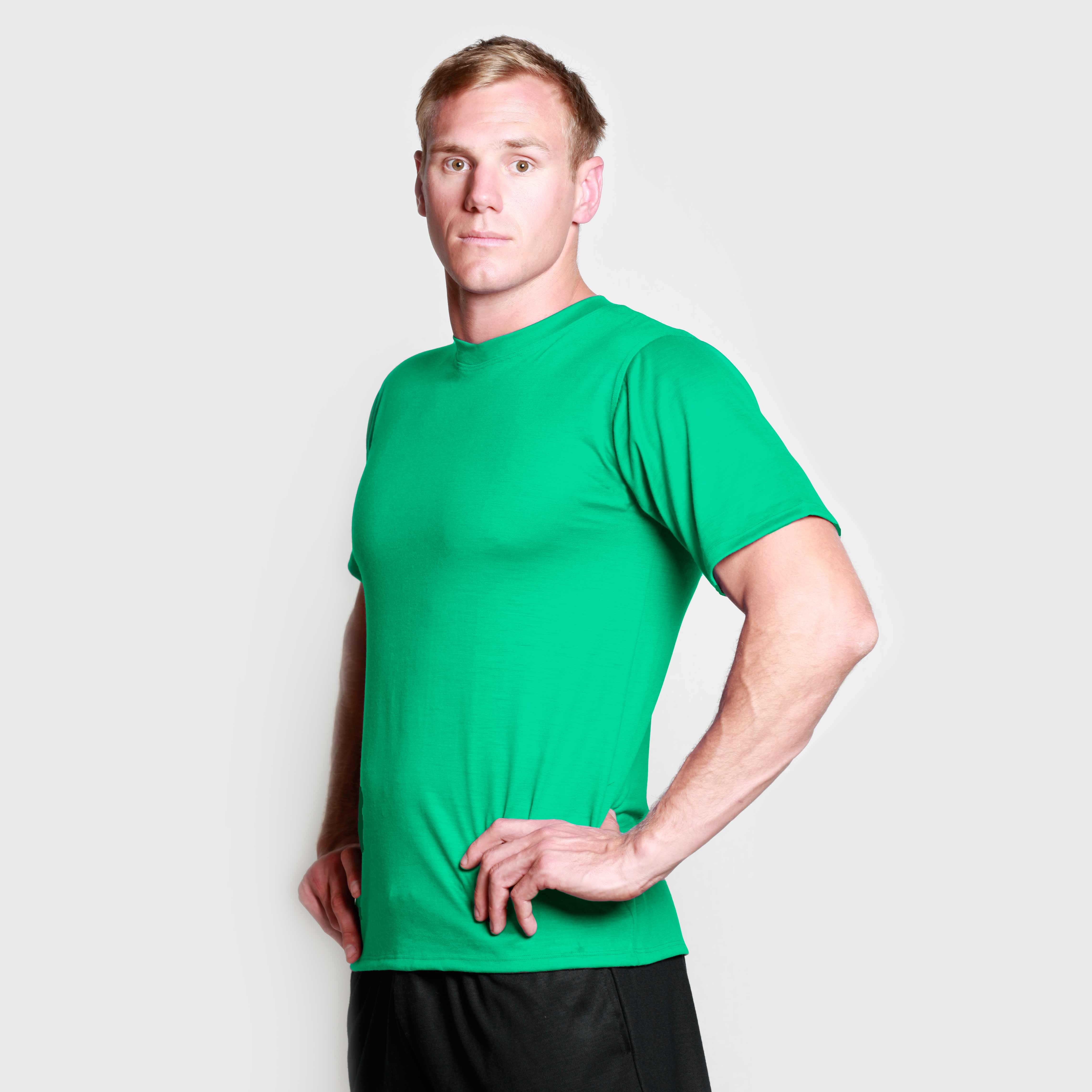 #110 Short Sleeve Crew Neck Merino T-Shirt 175gsm