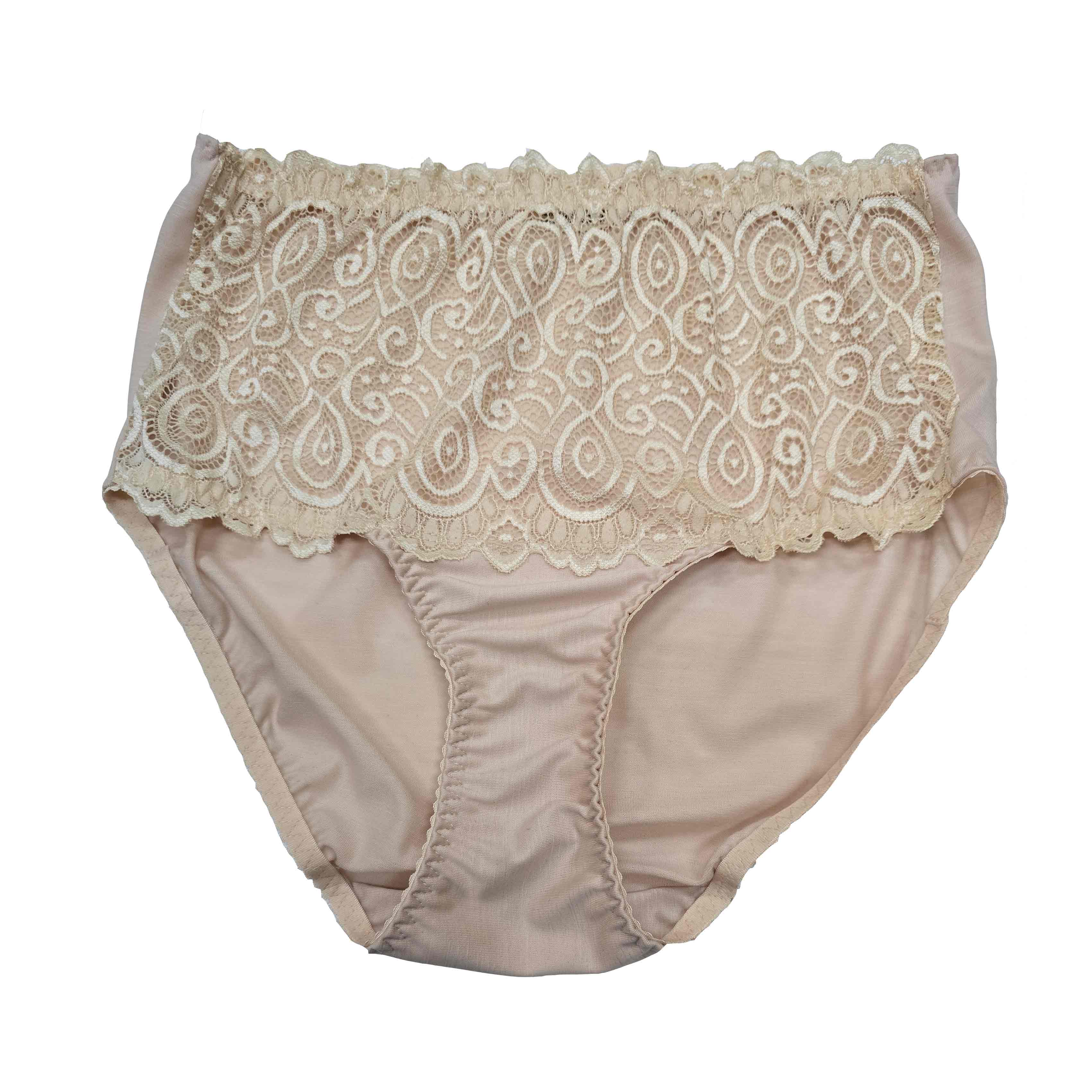 #692L Lace Full Merino Brief