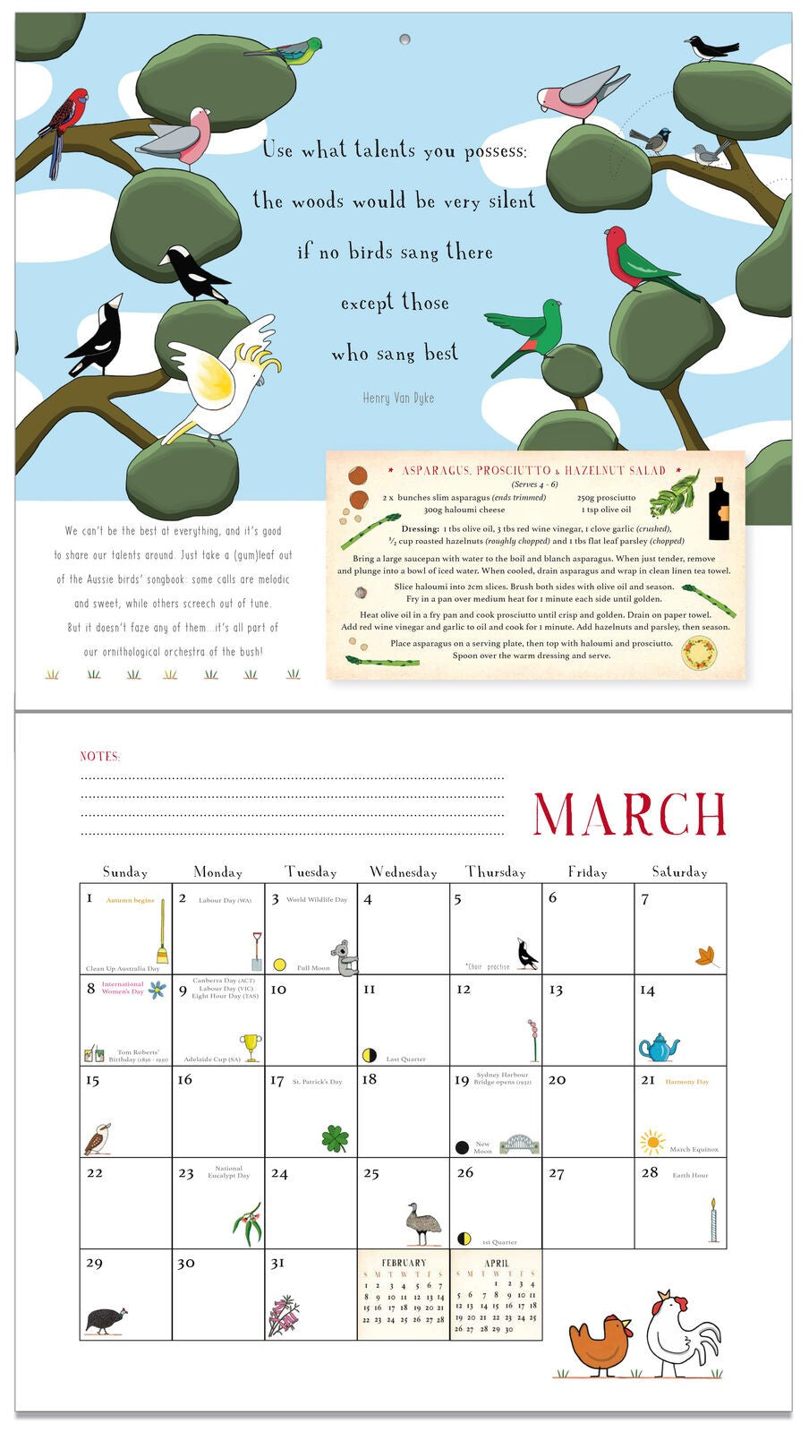 2026 Calendar and Diary Pack