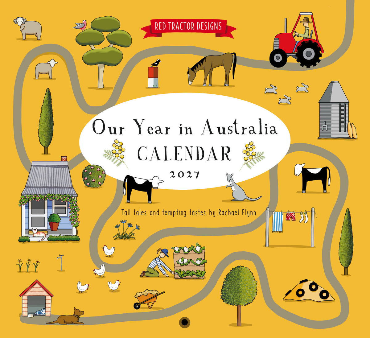 Red Tractor Designs Calendar for 2027
