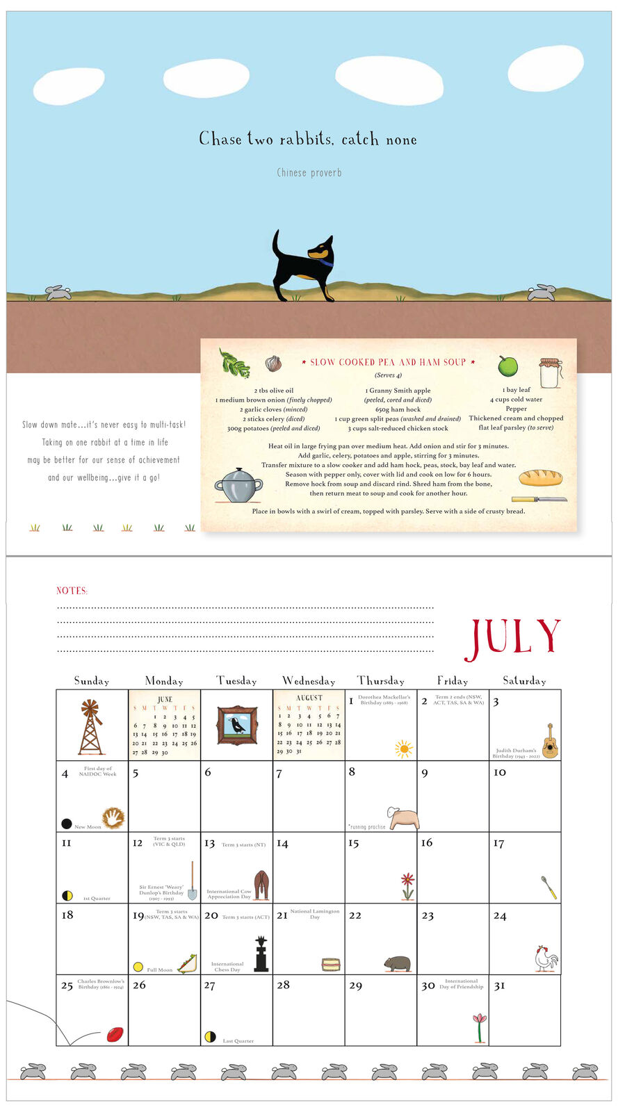 Red Tractor Designs Calendar for 2027