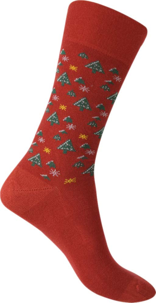 #7504c Christmas Merino Sock
