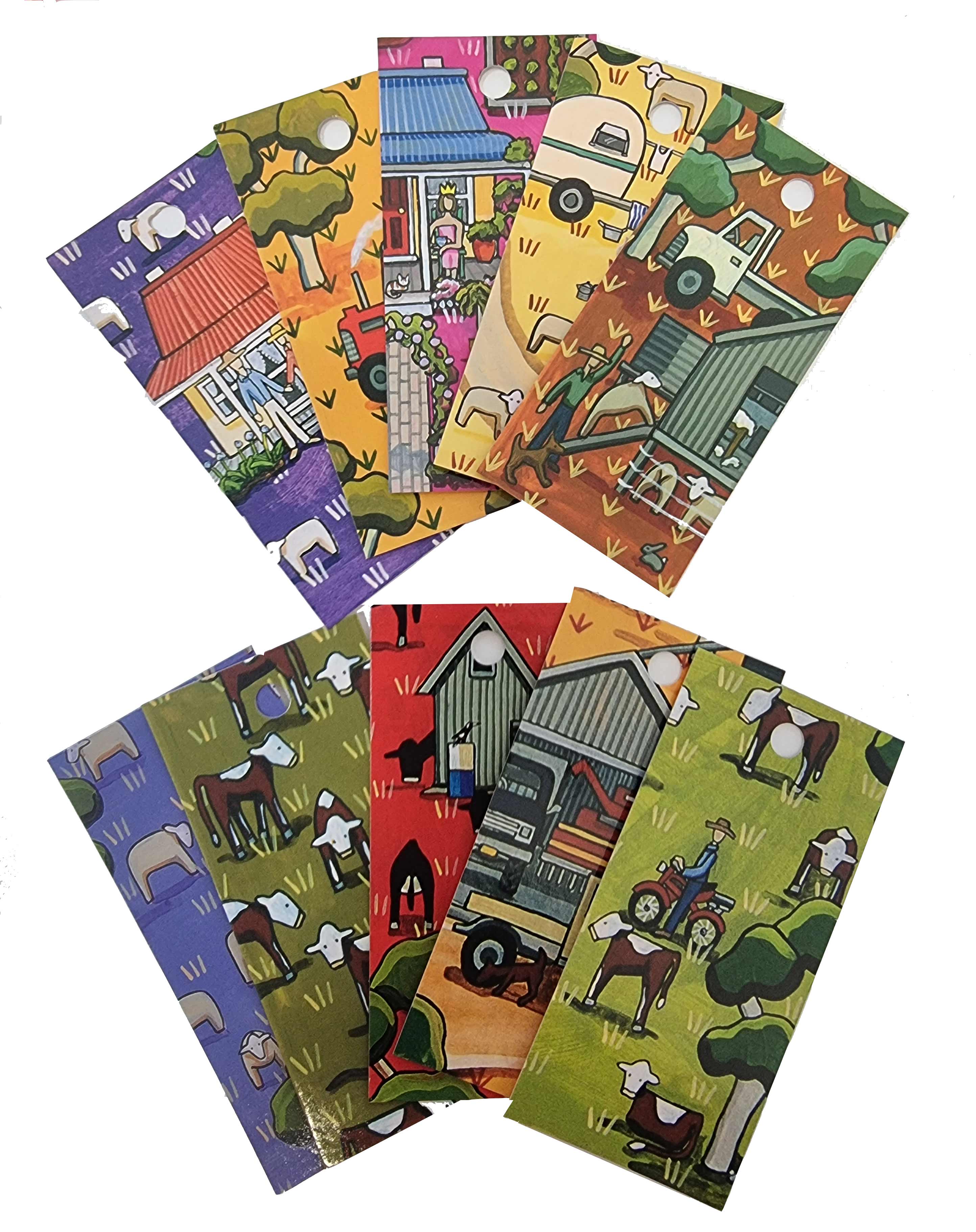 Farm Life Swing Tags - Pack of 10