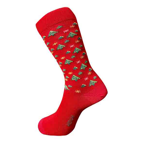 #7504c Christmas Merino Sock