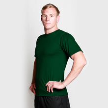 Load image into Gallery viewer, Men&#39;s Merino Crew T-shirt Bottle Green
