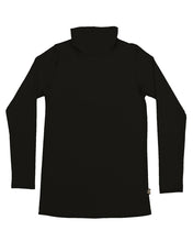 Load image into Gallery viewer, Womens Merino Turtle Neck Top Black
