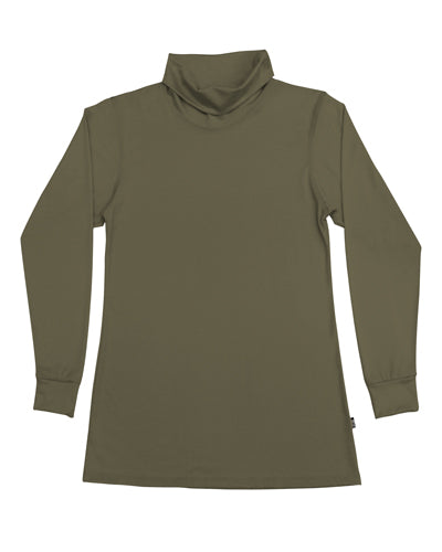 Women's Roll Neck Skivvy Olive