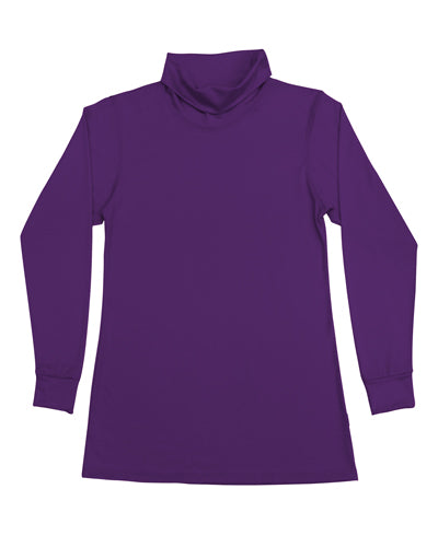 Women's Roll Neck Skivvy Purple