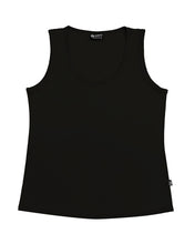 Load image into Gallery viewer, Womens Merino Singlet Black
