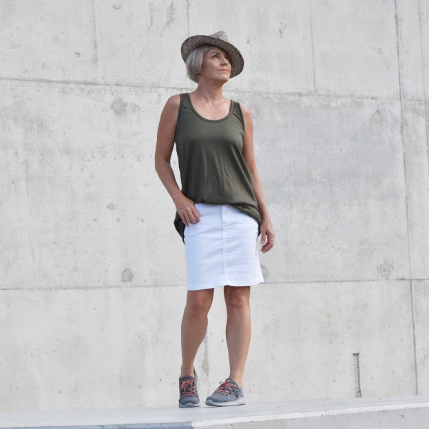 Merino Sleeveless Tunic Top