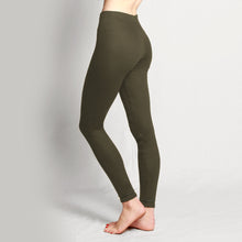 Load image into Gallery viewer, Merino Leggings Lightweight Olive
