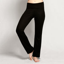 Load image into Gallery viewer, Merino Straight Leg Pants Black
