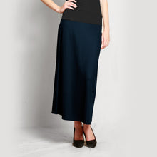 Load image into Gallery viewer, Merino A-Line Skirt Navy
