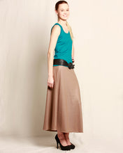 Load image into Gallery viewer, Merino A-line Skirt Taupe
