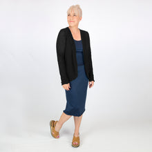 Load image into Gallery viewer, Merino Light Cardigan Black
