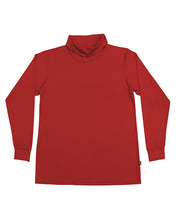 Load image into Gallery viewer, Men&#39;s Merino Roll Neck Skivvy - Red
