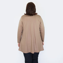 Load image into Gallery viewer, Merino Short Swing Jacket - taupe
