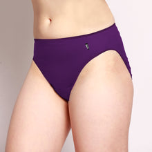 Load image into Gallery viewer, Merino Hit Cut Panel Brief Purple
