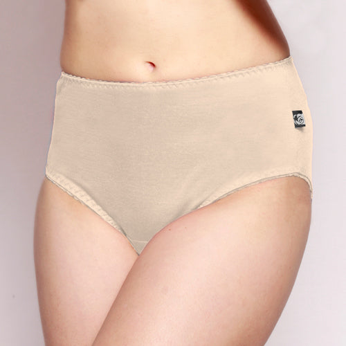 Womens Full Brief Merino underwear Latte