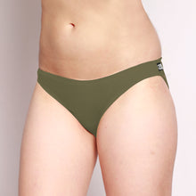 Load image into Gallery viewer, Merino Bikini Hipster Brief Olive Green&#39;

