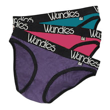 Load image into Gallery viewer, #695Ex3 3 Pack - Hipster Merino Briefs / Wundies Elastic
