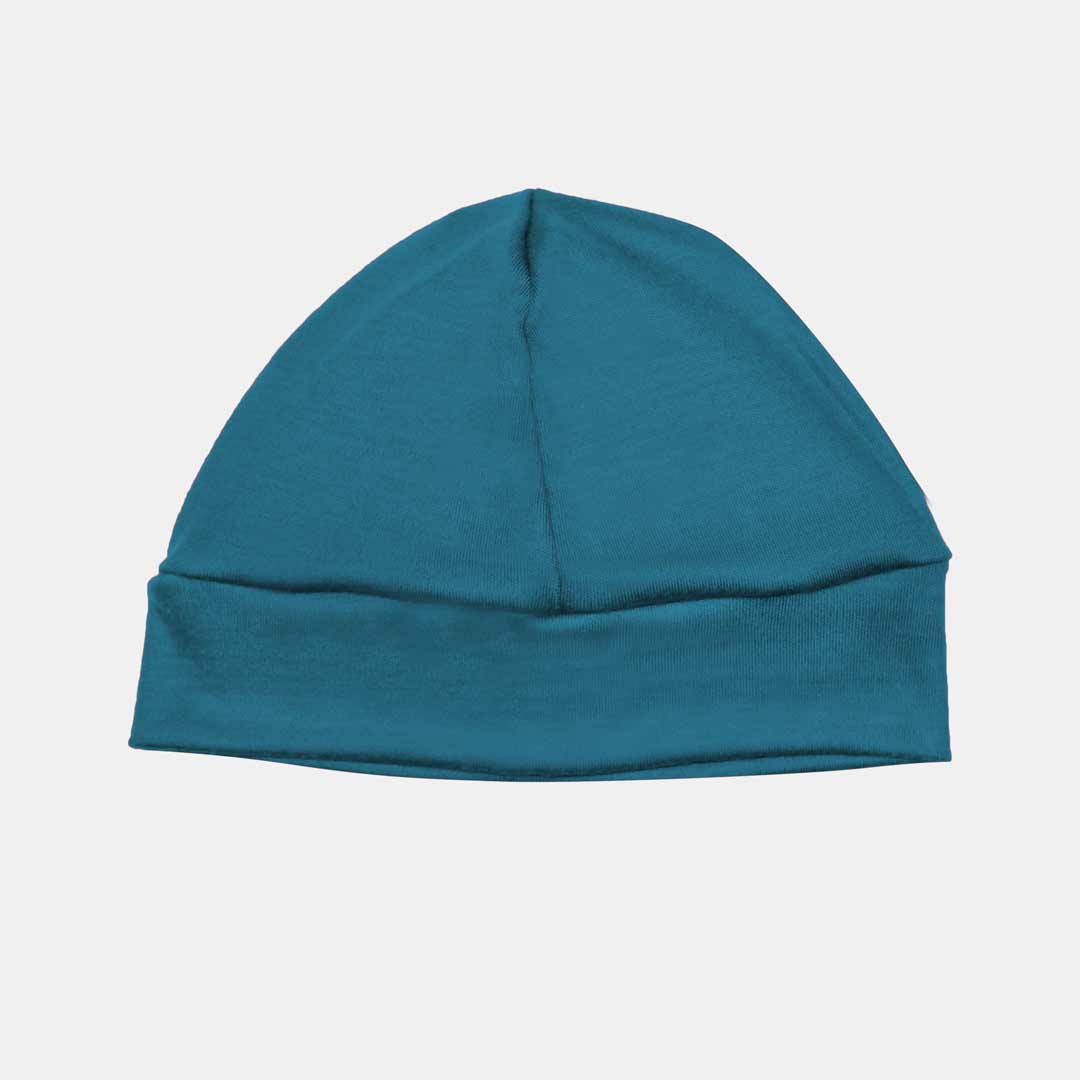100% Merino Beanie teal